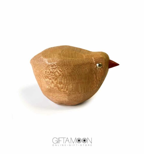 پرنده چوبی تپل - Giftamoon.com