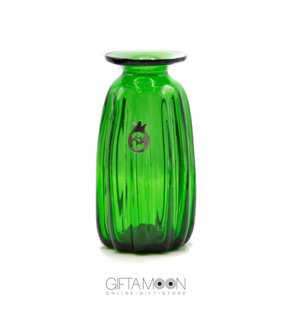 گلدان شیشه ای با طرح انار - Giftamoon.com